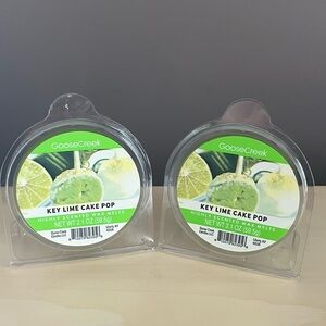Two New Packs Goose Creek Key Lime Cake Pop Wax Melts